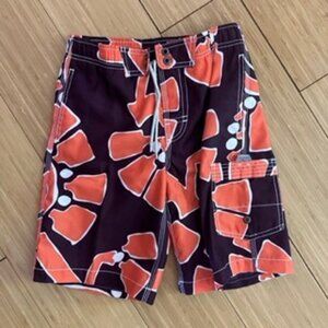 GapKids Swim Trunk - Brown/Orange - LIKE NEW CONDITION